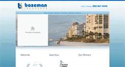 Desktop Screenshot of bozemaninsurance.com